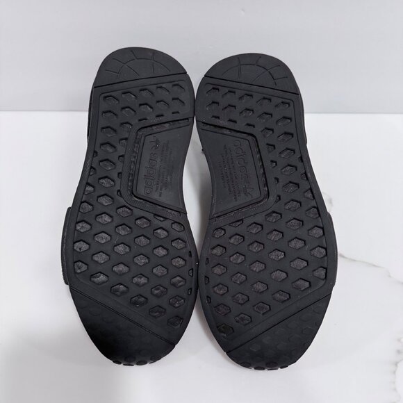 Adidas NMD R1 FY9387 Mesh Sneakers Running Shoes Workout Casual Black Womens 9 - Picture 7 of 10